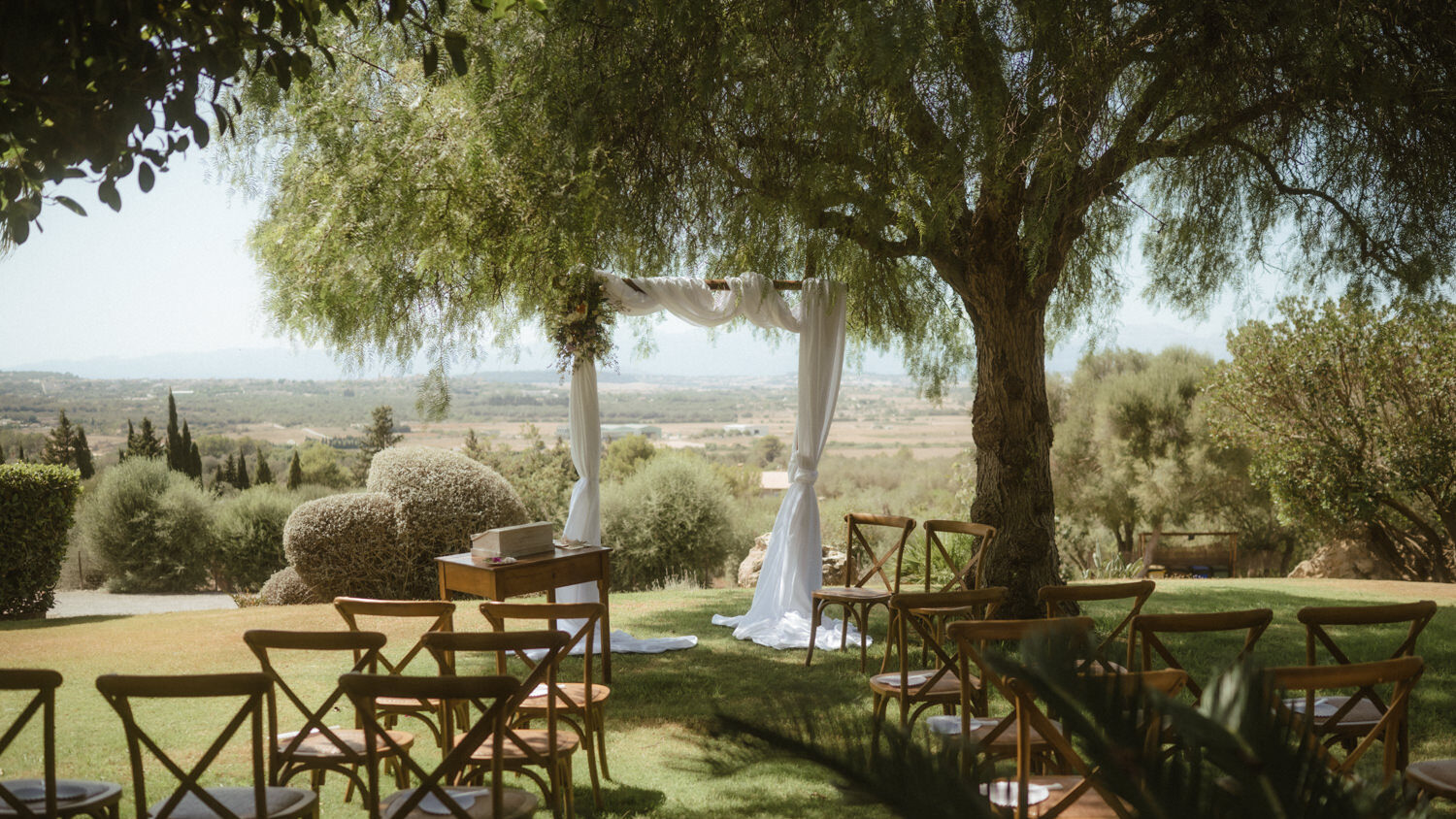 Traubogen Mallorca Hochzeit